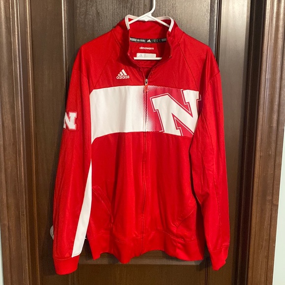 Adidas Climawarm Zip Up Nebraska Jacket - Picture 1 of 3
